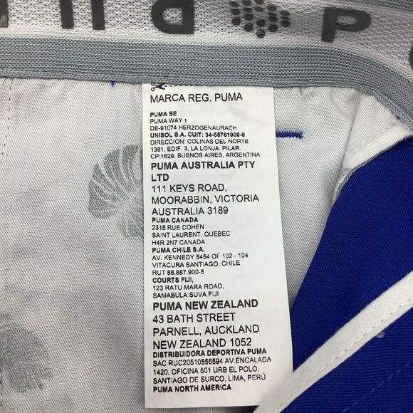 Puma Mens Golf Shorts Blue‎ Size 34 - Picture 7 of 7